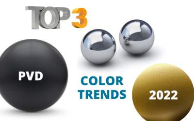 Top 3 Decorative PVD Colors & Coatings for 2022