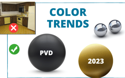 Top 3 Decorative PVD Colors & Coatings for 2023