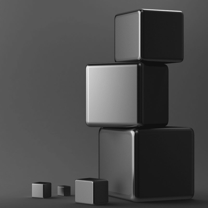stack of charcoal blocks