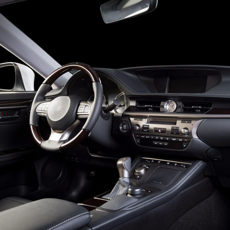 car-console-including-gear-shift VaporTech PVD coating for automotive