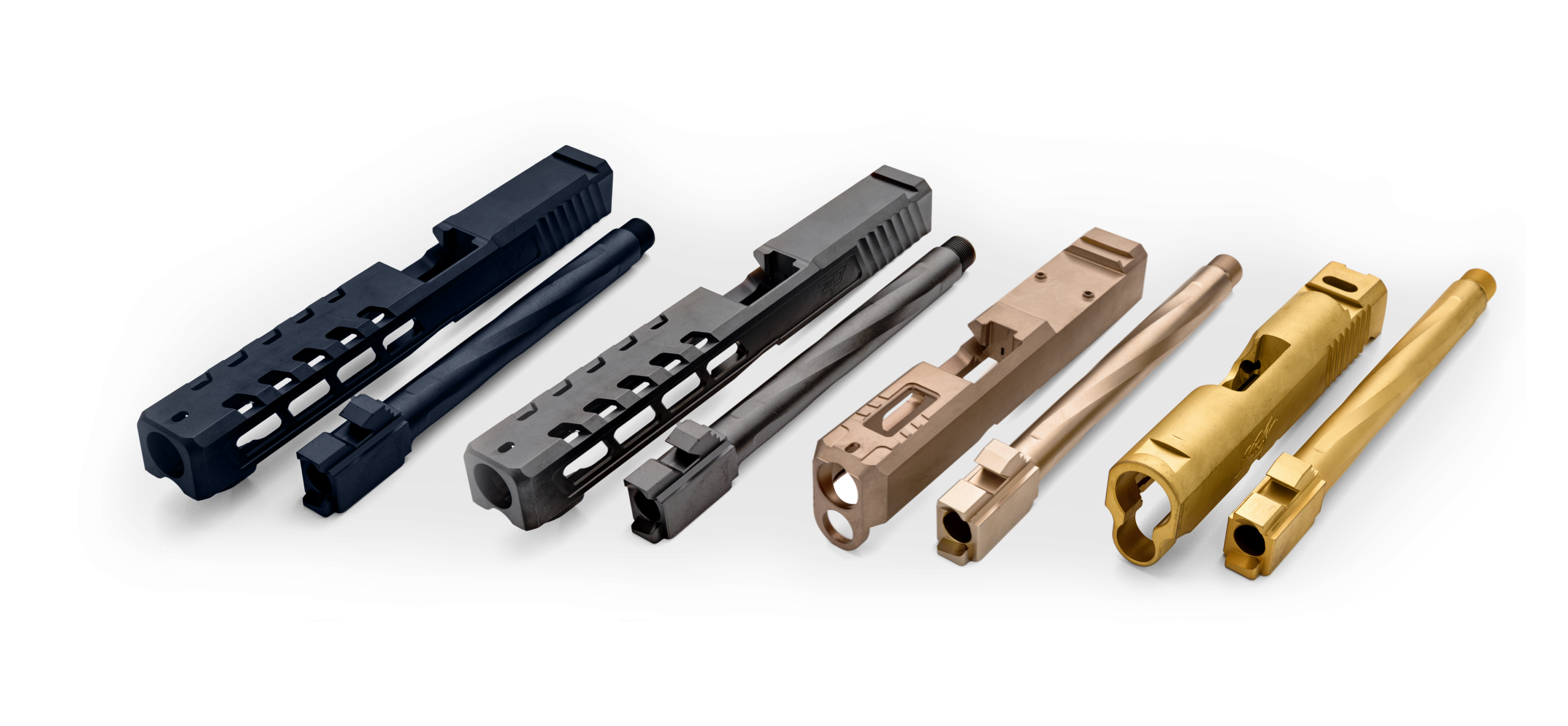 Colorful pvd coated firearms parts